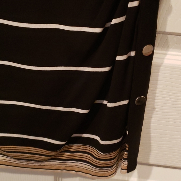 White House Black Market black & white dress - Picture 4 of 5